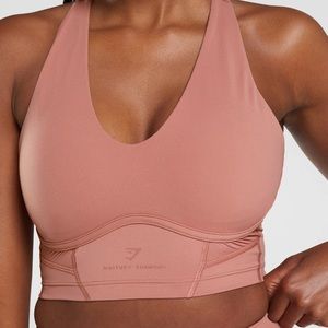 Whitney Simmons X Gymshark Canyon Red Longline Bra